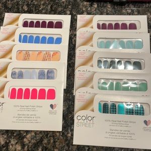 Lot color Street press on nail color